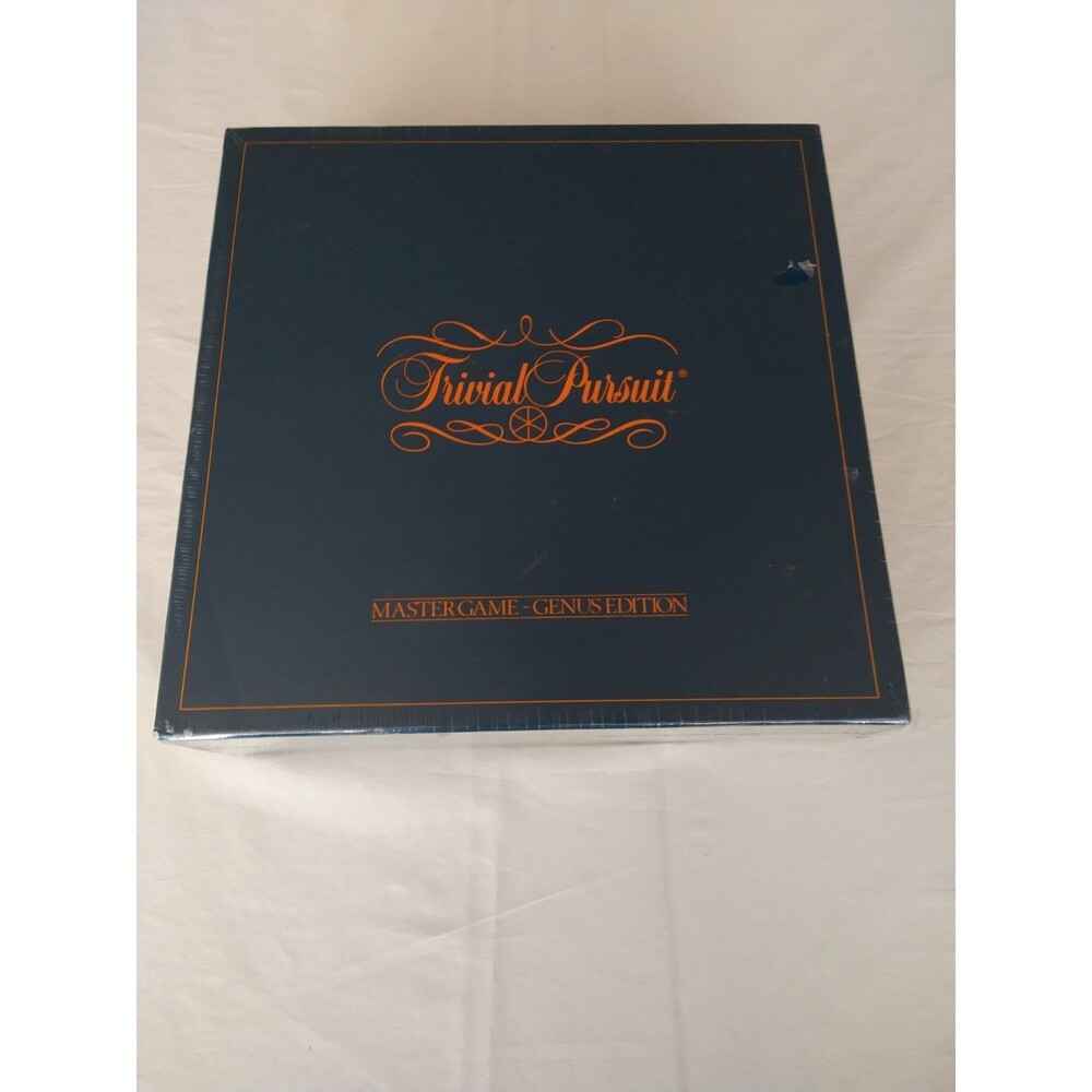 New Sealed Box Vintage 1981 Original Trivial Pursuit Master Game Genus Edition